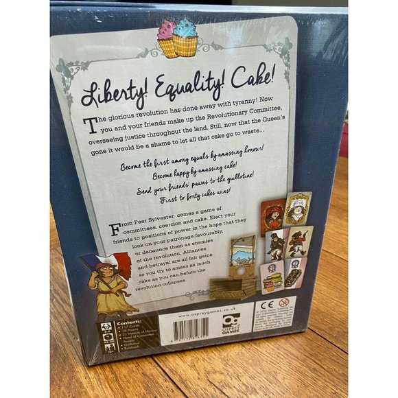 OSPREY GAMES Let Them Eat Cake for 3-6 Players Ages 12+ Factory Sealed NEW - Picture 2 of 4